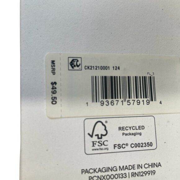 Calvin Klein Pre Tied Bow Tie Ivory Textured Satin Wedding Formal Menswear - Picture 2 of 5